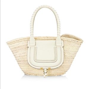 Chloe Medium Marcie Raffia Tote